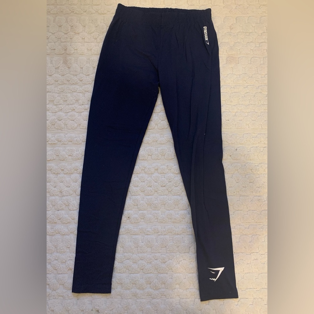 Gymshark navy arc jersey leggings size XL